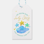 Twinkle Twinkle Little Star Baby Showerありがとう ギフトタグ (裏面)