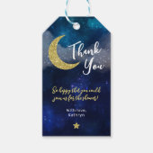 Twinkle Twinkle Little Star Baby Showerありがとう ギフトタグ (正面)