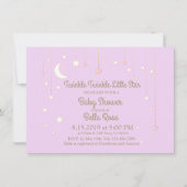 Twinkle Twinkle Little Star Baby Showerへの招待 招待状 (正面)