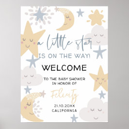 Twinkle Twinkle Little Star Baby Showerへようこそ ポスター