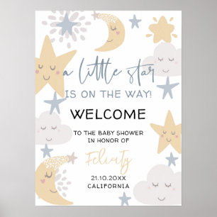 Twinkle Twinkle Little Star Baby Showerへようこそ ポスター