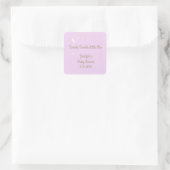 Twinkle Twinkle Little Star Baby Showerスタンプ スクエアシール (バッグ)