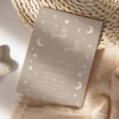 Twinkle Twinkle Little Star Baby Shower 招待状