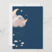 Twinkle Twinkle Little Star Baby Shower by mail 招待状 (裏面)