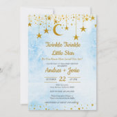 Twinkle Twinkle Little Star Baby Shower Invitation 招待状 (正面)
