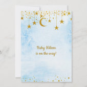 Twinkle Twinkle Little Star Baby Shower Invitation 招待状 (裏面)