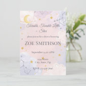 Twinkle Twinkle Little Star Baby Shower Invitation 招待状 (スタンド正面)
