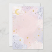Twinkle Twinkle Little Star Baby Shower Invitation 招待状 (裏面)