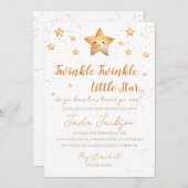 Twinkle Twinkle Little Star Baby Shower Invitation 招待状 (正面/裏面)