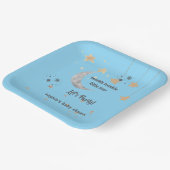 Twinkle Twinkle Little Star, Blue  ペーパープレート (傾斜あり)