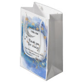 Twinkle Twinkle Little Star, Blue And Gold スモールペーパーバッグ (正面アングル)