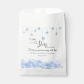 Twinkle Twinkle Little Star Blue Boy Baby Shower フェイバーバッグ (正面)