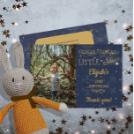Twinkle Twinkle Little Star Boy 2nd Birthdayパーティー サンキューカード<br><div class="desc">「Twinkle,  Twinkle Little Star」星空の夜の小さな男の子2nd誕生日パーティー写真「ありがとう」デザイン。</div>