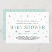 Twinkle Twinkle Little Star Boy Baby Shower