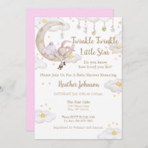 Twinkle Twinkle Little Star Bunny Baby Baby Shower