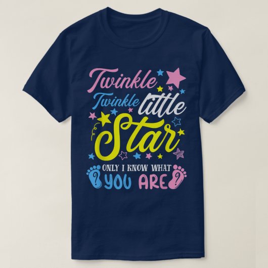 Twinkle Twinkle Little Star Funny Gender Keeper Re Tシャツ (デザイン正面)