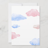 TWINkle TWINkle Little Star Genderのパーティー 招待状 (裏面)