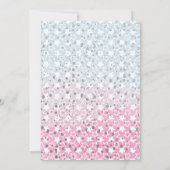 Twinkle Twinkle Little Star Genderのパーティー 招待状 (裏面)