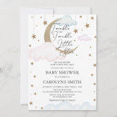 Twinkle Twinkle Little Star Genderのパーティー 招待状 (正面)