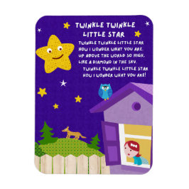 Twinkle Twinkle Little Star Nursery Rhyme Magnet マグネット