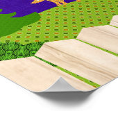 Twinkle Twinkle Little Star Nursery Rhyme Poster ポスター (角)