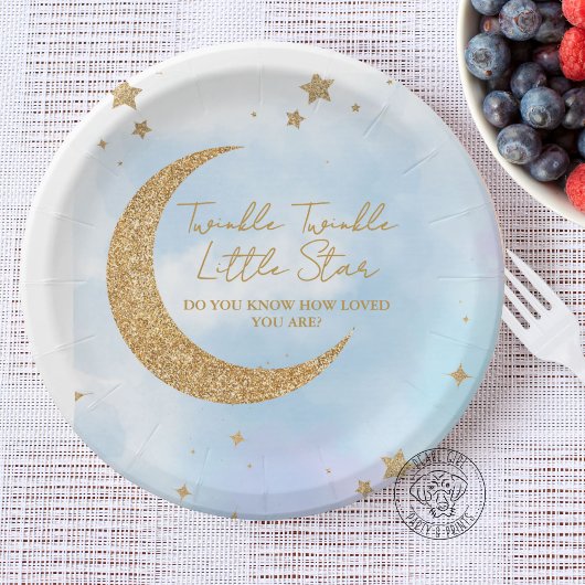 Twinkle Twinkle Little Star Paper Plate ペーパープレート