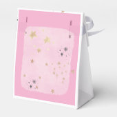 Twinkle Twinkle Little Star Pink Watercolor Splash フェイバーボックス (裏面サイド)