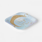 Twinkle Twinkle Little Star Square Paper Plate ペーパープレート (傾斜あり)