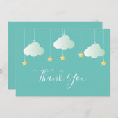 Twinkle Twinkle Little Star Thank You サンキューカード (正面/裏面)