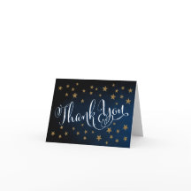 Twinkle Twinkle Little Star Thank You Note Card