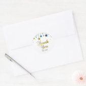 Twinkle Twinkle Little Star Thank You Stickers ラウンドシール (封筒)