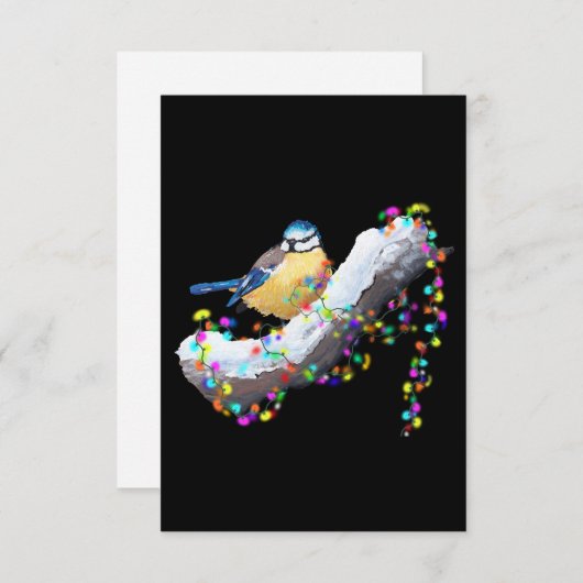 Twinkle Twinkle Little Tit エンクロージャーカード (正面/裏面)