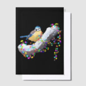 Twinkle Twinkle Little Tit ベラム紙招待状 (オフセット)