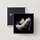 Twinkle Twinkle Little Tit 缶バッジ (正面&裏面)