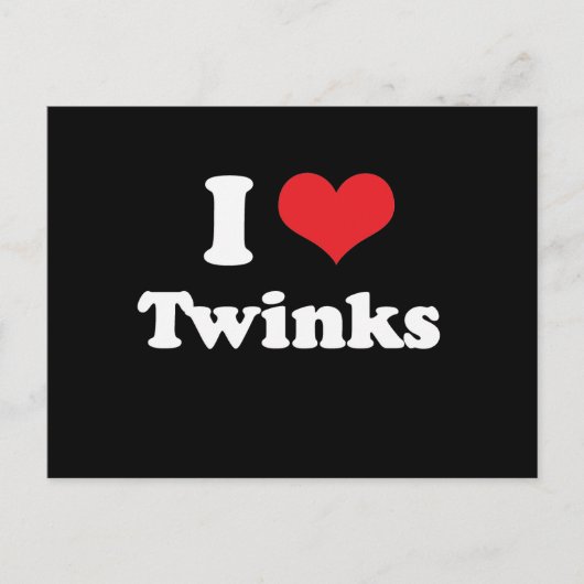 TWINKSが大好き – .png ポストカード (正面)