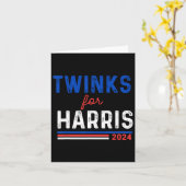 Twinks For Kamala Harris カード (黄色い花)