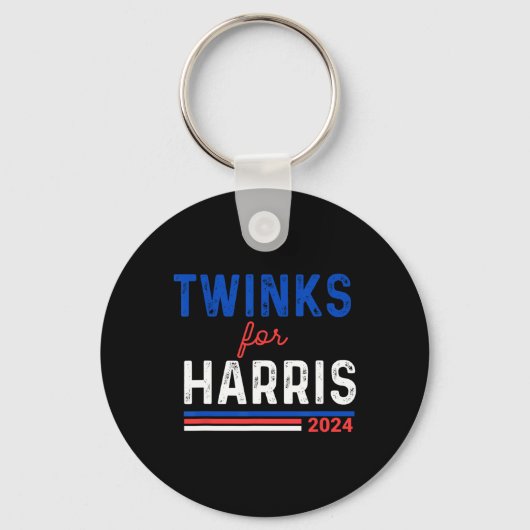 Twinks For Kamala Harris キーホルダー (正面)