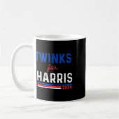 Twinks For Kamala Harris コーヒーマグカップ (左)