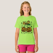 Twinned Grins SparkleチャームガールズTシャツ Tシャツ (正面フル)