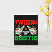 Twinning With My Ie Twins Friends Twin Boys Christ カード (黄色い花)