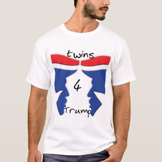 Twins4Trumpの人のワイシャツ Tシャツ (正面)