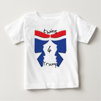 Twins4Trumpの子供のワイシャツ ベビーTシャツ
