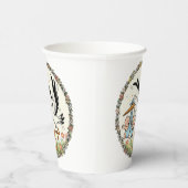 Twins and Stork Vintage Design 紙コップ (右)