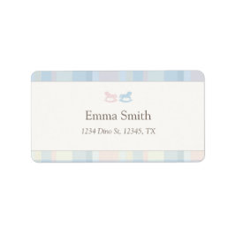 Twins Beary First Birthday ラベル