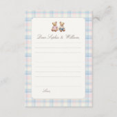 Twins Beary First Time Capsule Card 招待状 (正面)