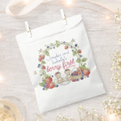 Twins Berry First 1st Birthday Party  フェイバーバッグ (クリップ留めされた状態)