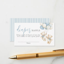 Twins Diaper Raffle Card エンクロージャーカード