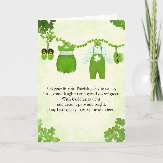  Twins First St Patricks Day カード (正面)