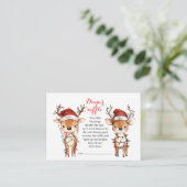Twins Holiday Lights Diaper Raffle Card エンクロージャーカード (スタンド正面)