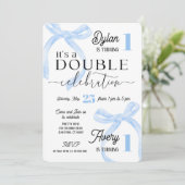 Twins Join Birthday Blue Coquette 招待状 (スタンド正面)